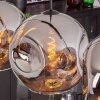 Ripoll Hanger - Glas 30 cm Chroom, 4-lichts