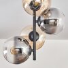 Gastor Plafondlamp - Glas 15 cm Amber, Duidelijk, Rookkleurig, 4-lichts