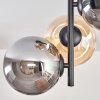 Gastor Plafondlamp - Glas 15 cm Amber, Rookkleurig, 4-lichts