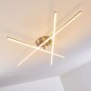 Tornio Plafondlamp LED Nikkel mat, 3-lichts