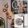 Gastor Staande lamp - Glas 15 cm Rookkleurig, 4-lichts