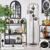 Gastor Staande lamp - Glas 15 cm Rookkleurig, 4-lichts