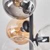 Gastor Plafondlamp - Glas 15 cm Amber, Duidelijk, Rookkleurig, 6-lichts