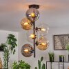 Gastor Plafondlamp - Glas 15 cm Amber, Duidelijk, Rookkleurig, 6-lichts
