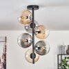 Gastor Plafondlamp - Glas 15 cm Amber, Duidelijk, Rookkleurig, 6-lichts
