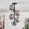 Gastor Plafondlamp - Glas 15 cm Duidelijk, Rookkleurig, 6-lichts