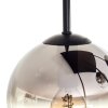 Koyoto Plafondlamp - Glas 15 cm Chroom, Duidelijk, 5-lichts