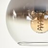 Koyoto Plafondlamp - Glas 15 cm Chroom, Duidelijk, 5-lichts