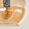 Koyoto Plafondlamp - Glas 15 cm Amber, 5-lichts
