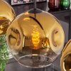 Ripoll Hanger - Glas 25 cm Goud, Duidelijk, 4-lichts