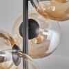 Gastor Plafondlamp - Glas 15 cm Amber, Duidelijk, 4-lichts