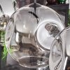 Ripoll Hanger - Glas 30 cm Duidelijk, Rookkleurig, 4-lichts