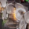 Ripoll Hanger - Glas 30 cm Duidelijk, Rookkleurig, 4-lichts