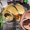 Ripoll Hanger - Glas 30 cm Chroom, Goud, Duidelijk, Koperkleurig, Rookkleurig, 4-lichts
