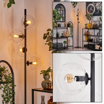 Gastor Staande lamp - Glas 15 cm Duidelijk, 4-lichts