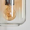 Lauden Muurlamp - Glas 15 cm Natuurlijke kleuren, Zwart, 1-licht