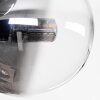 Chehalis Plafondlamp - Glas 10 cm, 12 cm, 15 cm Amber, Duidelijk, Rookkleurig, 8-lichts