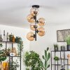Gastor Plafondlamp - Glas 15 cm Amber, 6-lichts