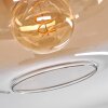 Apedo Plafondlamp - Glas 30 cm Amber, Duidelijk, 1-licht