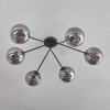 Gastor Plafondlamp - Glas 15 cm Rookkleurig, 6-lichts