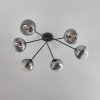 Gastor Plafondlamp - Glas 15 cm Duidelijk, Rookkleurig, 6-lichts