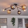 Gastor Plafondlamp - Glas 15 cm Amber, Duidelijk, Rookkleurig, 6-lichts