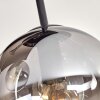 Gastor Plafondlamp - Glas 15 cm Duidelijk, Rookkleurig, 5-lichts