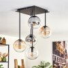 Gastor Plafondlamp - Glas 15 cm Amber, Duidelijk, Rookkleurig, 5-lichts