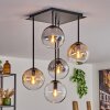Gastor Plafondlamp - Glas 15 cm Amber, Duidelijk, Rookkleurig, 5-lichts