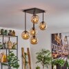 Gastor Plafondlamp - Glas 15 cm Amber, 5-lichts