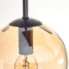 Gastor Plafondlamp - Glas 15 cm Amber, Duidelijk, 5-lichts
