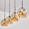 Ripoll Hanger - Glas 25 cm Amber, 4-lichts