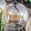 Koyoto Hanger - Glas 25 cm Amber, Duidelijk, 4-lichts