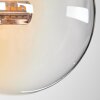 Chehalis Plafondlamp - Glas 12 cm Amber, Duidelijk, Rookkleurig, 4-lichts