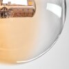 Chehalis Plafondlamp - Glas 10 cm Amber, Duidelijk, 4-lichts