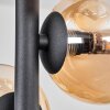 Chehalis Plafondlamp - Glas 10 cm Amber, Duidelijk, 4-lichts