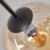 Gastor Plafondlamp - Glas 15 cm Amber, Rookkleurig, 6-lichts