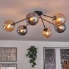 Gastor Plafondlamp - Glas 15 cm Amber, Rookkleurig, 6-lichts