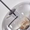 Apedo Hanger - Glas 30 cm Duidelijk, Rookkleurig, 4-lichts