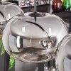 Apedo Hanger - Glas 30 cm Duidelijk, Rookkleurig, 4-lichts