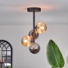 Chehalis Plafondlamp - Glas 10 cm Amber, Rookkleurig, 4-lichts