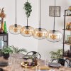 Apedo Hanger - Glas 30 cm Amber, Duidelijk, 4-lichts