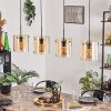 Parane Hanger - Glas 20 cm Amber, 4-lichts