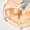 Ripoll Staande lamp - Glas 15 cm Amber, 5-lichts
