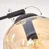 Ripoll Staande lamp - Glas 15 cm Amber, 5-lichts