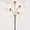 Koyoto Staande lamp - Glas 15 cm Amber, Duidelijk, 5-lichts