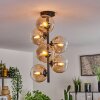 Gastor Plafondlamp - Glas 15 cm Amber, Duidelijk, 6-lichts
