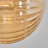 Chehalis Plafondlamp - Glas 12 cm, 15 cm Goud, Zwart, 8-lichts