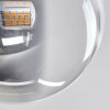 Chehalis Plafondlamp - Glas 12 cm, 15 cm Goud, Zwart, 8-lichts