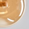 Chehalis Plafondlamp - Glas 12 cm, 15 cm Goud, Zwart, 8-lichts